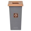 723-06 - Kosz do segregacji FIT BIN 75L szary BIO